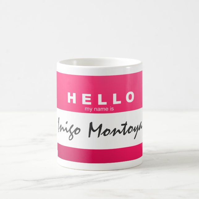Create Your Own "Hello My Name Is..." Mug (Center)