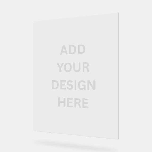 Create Your Own High-Quality Acrylic Sign (Angle)
