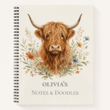 Create Your Own Highland Cow Watercolor