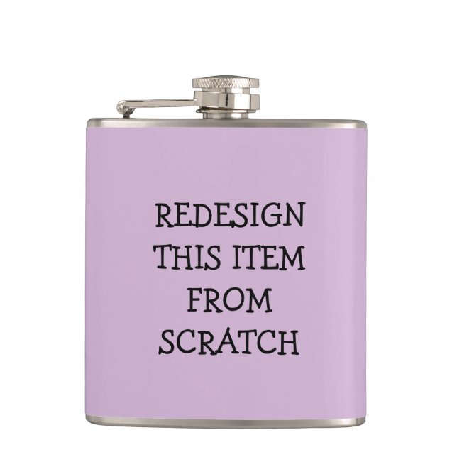 Create Your Own Hip Flask (Front)