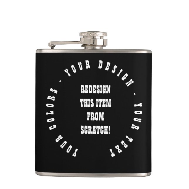 Create Your Own Hip Flask (Front)