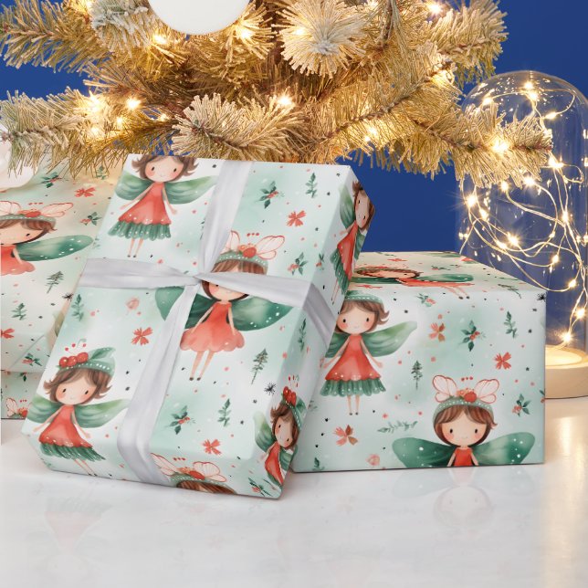 Create Your Own Holiday Fairy Wrapping Paper (Holidays)