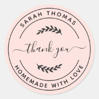 Create Your Own Homemade with Love Thank You Class