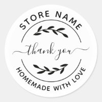 Create Your Own Homemade With Love Thank you 