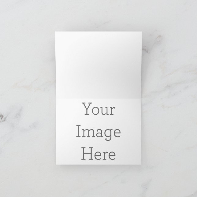 Custom Folded Invitation, Size: 10.16 cm x 14.22 cm (4" x 5.6"), Paper: Signature Matte, Envelopes: White (Inside)