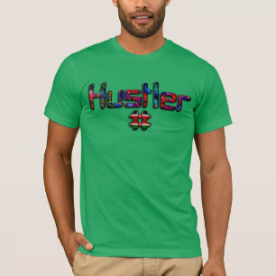 Create Your Own Hustler Hashtag Kenya 3D Flag Text T-Shirt