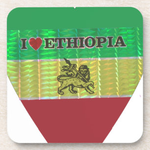 Create your own I love Beautiful Ethiopia Coaster