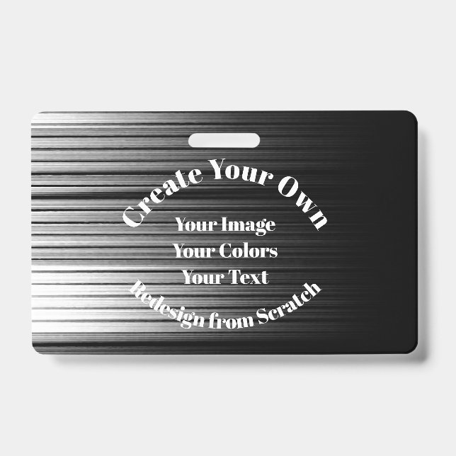 Create Your Own ID Badge (Front)