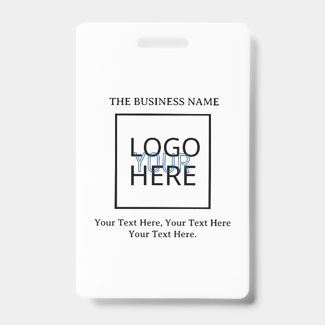 Create your own  ID badge (Front)