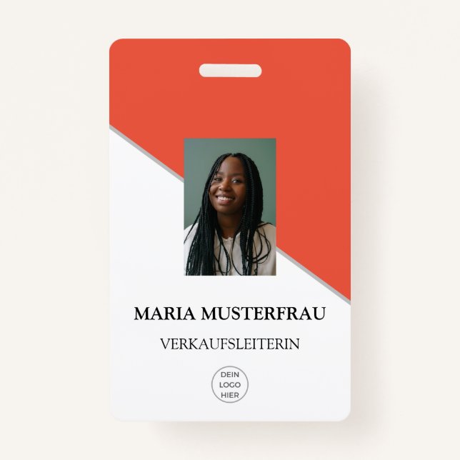 Create your own ID ID Badge (Front)
