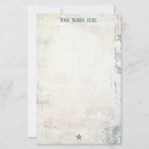Create Your Own Industrial Stucco Look Grunge Stationery