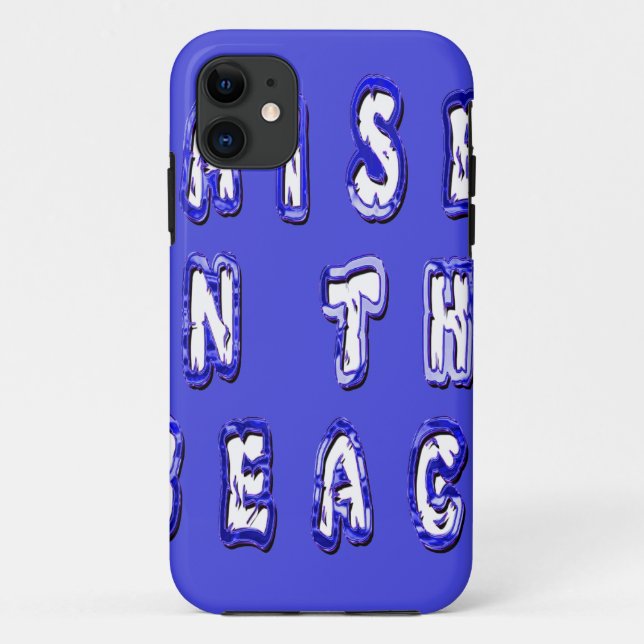 Create Your Own Inspirational Beach Life Case-Mate iPhone Case (Back)