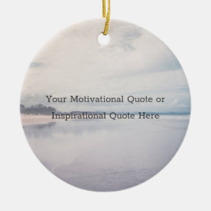 Create Your Own Inspirational Motivational Quote Ceramic Tree Decoration