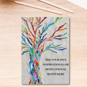Create Your Own Inspirational / Motivational Tree  Thank You Card