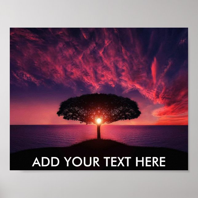 Create Your Own Inspirational Quote  Poster (Front)