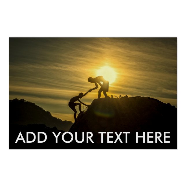 Create Your Own Inspirational Quote  Poster (Front)