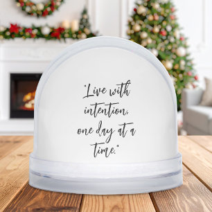 Create Your Own Inspirational Quote Snowglobe