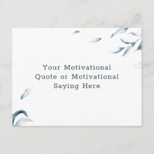 Create Your Own Inspirational Quote Watercolor Postcard