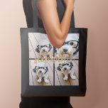 Create Your Own Instagram 4 Photo Collage Tote Bag<br><div class="desc">Use up to four square or selfie phone photos to create a unique and personal gift. Or you can keep the hipster puppy and make a trendy keepsake. If you need to adjust the pictures,  click on the customise tool to make changes.</div>
