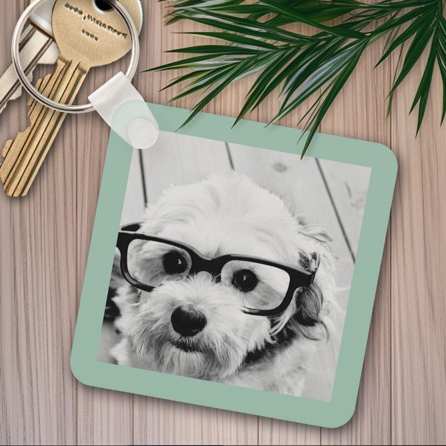 Create Your Own Instagram Art Key Ring (Personalized keychain - Photo Collage)