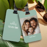 Create Your Own Instagram Art Luggage Tag<br><div class="desc">A great way to display your square photos from your online account.  Add one square photo to  make a great memento. If you need to adjust the text or picture,  click on the customise link.</div>
