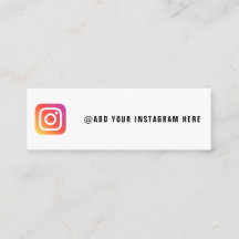 Create your own Instagram business card