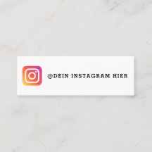 Create your own Instagram Business Card