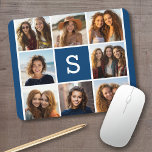Create Your Own Instagram Collage Custom Monogram Mouse Mat<br><div class="desc">Use 8 square photos to create a unique and personal gift. Or you can keep the hipster puppy and make a trendy keepsake. If you need to adjust the pictures,  click on the customise tool to make changes.</div>