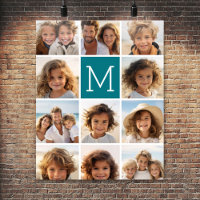 Create Your Own Instagram Collage Custom Monogram