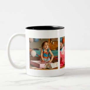 Create Your Own Instagram collage Photo Two-Tone Coffee Mug