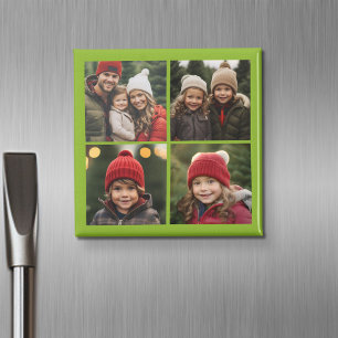 Create Your Own Instagram Collage Pistachio 4 pics Magnet