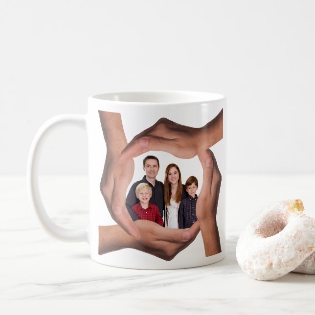 Create Your Own Instagram Photo Coffee Mug (With Donut)