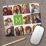 Create Your Own Instagram Photo Collage Lime Mouse Mat<br><div class="desc">Use up to 11 square or selfie phone photos to create a unique and personal gift. Or you can keep the hipster puppy and make a trendy keepsake. If you need to adjust the pictures,  click on the customize tool to make changes.</div>