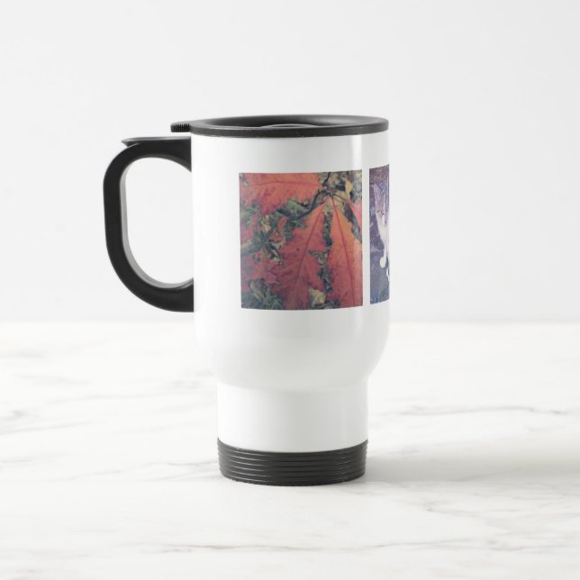 Create your own Instagram photo collage travel mug (Left)