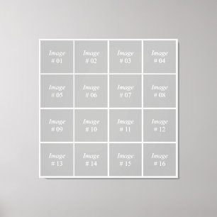 Create your own Instagram photo collection Canvas Print