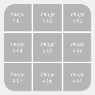 Create your own Instagram photo collection Square Sticker