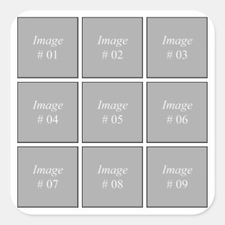Create your own Instagram photo collection Square Sticker