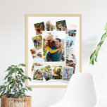 Create Your Own Instant Film Photo Collage Poster<br><div class="desc">Create your own photo collage poster print featuring 15 your favourite pictures in an instant film style frame.</div>
