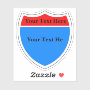 Create Your Own Interstate Highway Sign