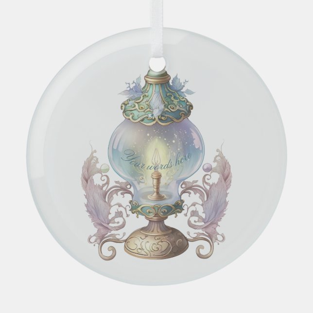 Create Your Own Intricate Fairy Lamp Glass Tree Decoration (Front)