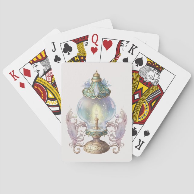Create Your Own Intricate Fairy Lamp Playing Cards (Back)