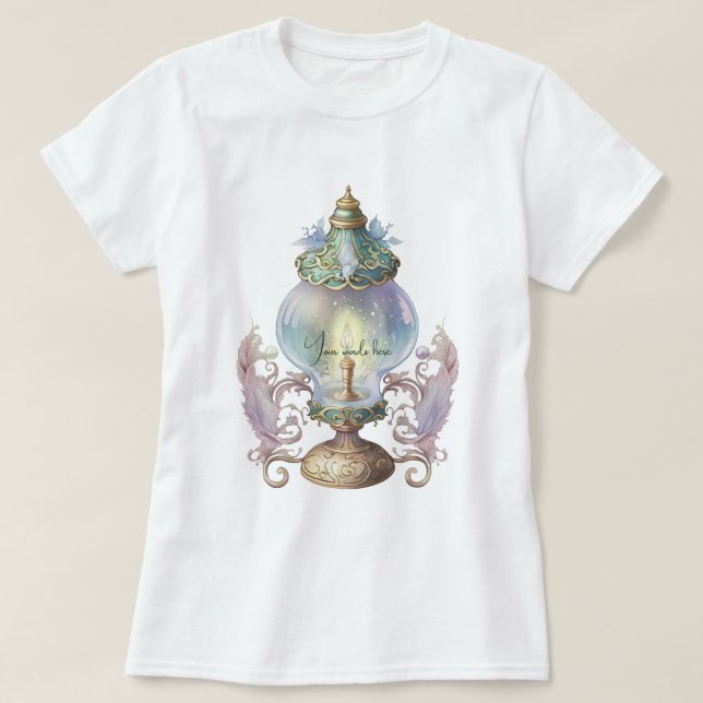 Create Your Own Intricate Fairy Lamp T-Shirt (Design Front)