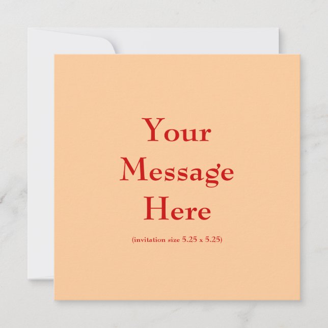 Create Your Own Invitation (Front)