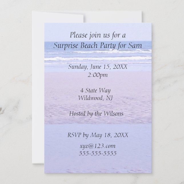 Create Your Own Invitation Template (Front)