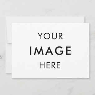 Create Your Own Invite black&white 5" x 7