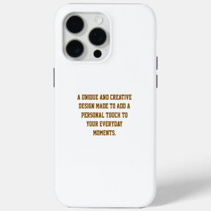 Create Your Own iPhone 15 Pro Max Tough Case