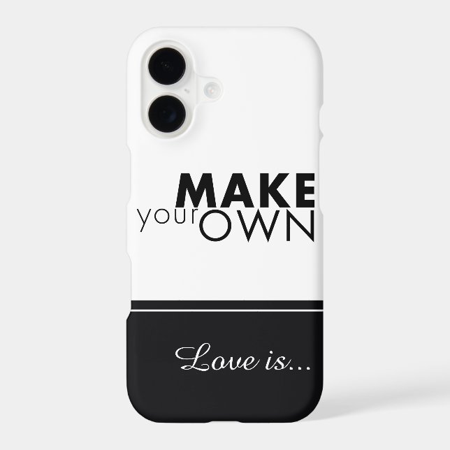 Create your own iPhone case (Back)