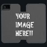 Create Your Own iPhone SE  iPhone 5/5s Wallet Case Incipio Watson™ iPhone 5 Wallet Case<br><div class="desc">Design your own Black iPhone SE  iPhone 5/5s Wallet Case with Zazzle's amazing personalisation tool. 
Add your own text,  photo,  image,  or design.</div>