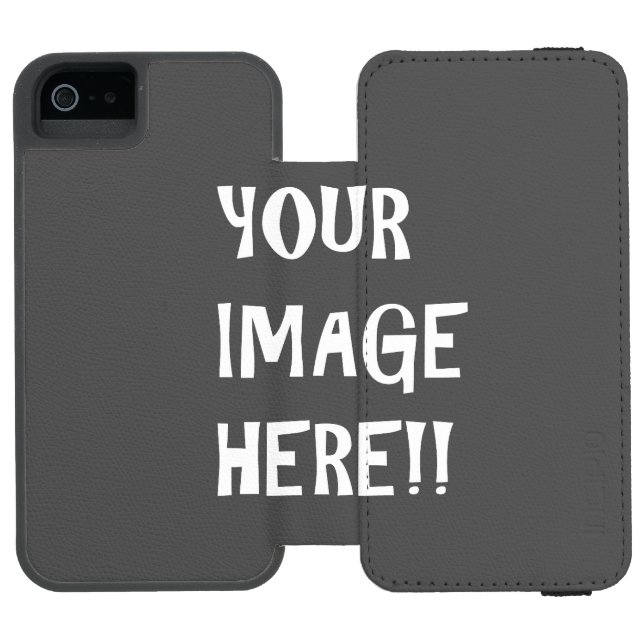 Create Your Own iPhone SE+ iPhone 5/5s Wallet Case Incipio iPhone Wallet Case (Folio Open)