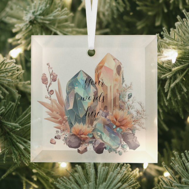 Create Your Own Iridescent Crystals Glass Tree Decoration (Insitu)